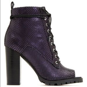 NEW Katy Perry The Monica Snake emboss ankle boot